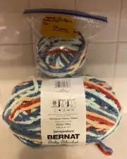 Bernat Baby Blanket Yarn Lot,Button Roses 300g / 10.5oz/ 220yd (+) 54yd ball