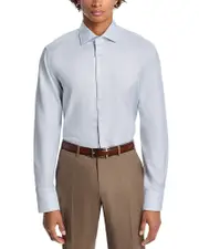 Canali Textured Dress Shirt