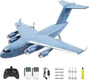 AIGIMU RC Plane, 2 Channels RC Airplane, Navy Blue RC Aircraft, A Easy to Fly RC Airplane Toys