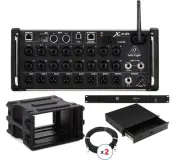 Behringer X Air XR18 Digital Rackmount Mixer Rack Case Bundle