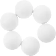 Kisangel 6pcs Table Football Balls Mini Soccer Game Accessories for Foosball Table Replacement for Parties and Family Gatherings