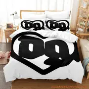 v938 Bed Sheets Drain Gang Merch DMN Bedding Set Single Twin Full Queen King Size Bed Set Adult Kid Bedroom Duvetcover Sets Bed Sheet Set 3-Piece Bed