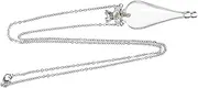 [QUMIIRITY] Mini Drifting Bottle Necklace Clear Glass Bottle Hanging Decor Jar Pendant Necklace Decor