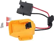 Universal Battery Adapter,Kids Riding Toy Battery Conversion Kit with Wire Harness Connector for DCB200 20V 18V Black Connector (Black Connector)