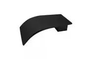AQUAPERLA Blaze Black Waterfall Bathtub/Basin Wall Spout