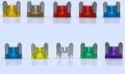For Peugeot Car Blade Fuses Set 10x Micro fuses 5A - 35A Automotive Fuses