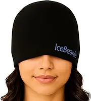 IceBeanie Migraine Headache Relief Cap 2.0 | As Seen on Shark Tank | Ice Pack Hat for Migraines w/Proprietary Gel-Tech for Extended Cooling | Head Wrap, Cold Migraine Cap for Tension & Hangover