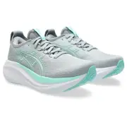 ASICS Women's Gel-Nimbus 27 Running Shoes, Piedmont Grey/Illuminate Mint