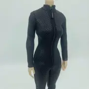 Fashion 1/6 PU Leather Jumpsuit Miniature Clothing Handmade Doll Clothes