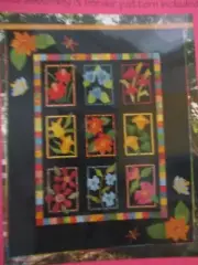 COMPLETE SET "BEAUTIFUL BLOOMS" APPLIQUE PATTERNS BY COTTON PICKIN' DESIGNS