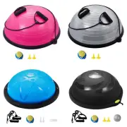 VEVOR 23/26" Half Exercise Ball Trainer Yoga Balance Stability Ball Resistance