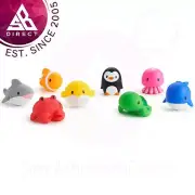 Munchkin Floating Ocean Rubber Bath Squirters Toys for 9m+ Babies Pack of 8