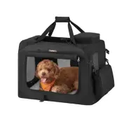 Feandrea 24 Inches Collapsible Soft Dog Crate, Portable Travel Dog Crate for ...