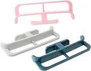 Hohopeti 3pcs No Drilling Wall Mounted Slipper Rack Shoe Storage Shelf for Bathroom Installation with Strong Adhesive Space Saving Design Moisture Resistant