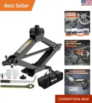 Essential Tesla Jack Kit - 2.5 Ton Capacity with Rubber Pads for Model Y/3/S/X
