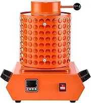 Gold Melting Furnace,Electric Metal Melting Furnace,2000W Electric Digital Smelting Furnace,1150℃ Automatic Digital Melting Furnace Machine With Graphite Crucible For Melt Scrap,Silver,Gold(1KG)