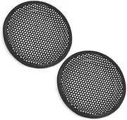 MACHSWON 2PCS Car Universal Metal 6 Inches Car Audio Speaker Sub Woofer Grill Cover Black