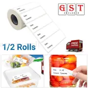 1/2 rolls Kitchen Stickers Refrigerator Freezer Food Storage Date Content Labels