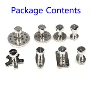8 Sizes Car Body Dent Repair Aluminum Puller Tabs Cold Glue-Kit Paintless Tools/