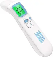Touchless Thermometer for Adults and Kids, Forehead and Ear LCD Display