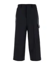AMI Paris Hook Fastened Bermuda Shorts FR38,FR40 midnight blue
