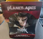Planet Of The Apes DvD Blu Ray Caesar the Warrior Bust Case box Set Figure Head