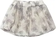 [Mud Kingdom] Girl Blossom Shorts Elastic Waist Casual Playing Short with Clover