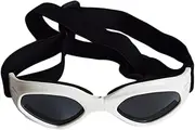 Kisangel Pet Goggles Sun Sunglasses Sunglasses Cat Goggles Sunglasses for Small Dogs Pet Glasses Wind Sunglasses Dog Sunglasses Medium Breed Dog Goggles White Small and Medium Dogs Triangle