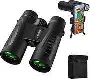 [THBSBKT] 12x42 HD Binoculars for Adults with Phone Adapter and Tripod – High Powered, Professional Binoculars for Bird Watching, Hunting, and Travel, Ideal for Outdoor Adventures