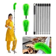 Gutter Cleaning Tools from The Ground, 10.5 FT Adjustable Length Gutter Clean...