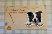 Needle Minder Magnet border collie dog Minders Cross stitch diamond