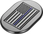 Figurati Thin Blue Line Flag Left Black Antenna Cover (FD71-AC-BLK-LT)