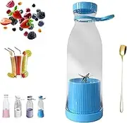 Appreciarel Blender, Portable Blender, PinkBlender for Smoothies, PersonalBlender for Shakes, Smoothies, Ice Blending and Juicing 15oz (Blue)