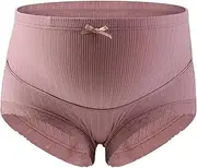 [Generic] Womens Cute Panties Pack Women's Cotton Over/Under The Bump Maternity Panties Lace Trim Pregnancy Underwear C Recovery Maternity Panties M 5XL Slip Dress