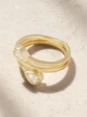 [Mateo] Mateo - 14-karat Gold Diamond Ring - 7 7 Gold