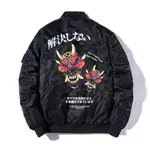 HITAM 飛行員夾克 ONI MASK 100 ORIGINAL 最新當代風格男士女士 ORIGINAL BOMBER