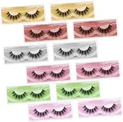 ERINGOGO Vivid Eyelashes Set False Lashes Grafting Tool Stage Performance Eyelashes for Women