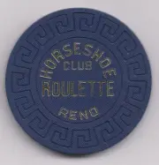 Horseshoe Club Reno ROULETTE Chip 1970's