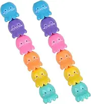 jojofuny 2 Sets Kawaii Octopus Shaped Highlighters of Mini Fluorescent Marker Pens Candy Color for DIY Scrapbooking Note Taking and Fun Study Sessions for Students and Stationery Lovers