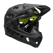 Bell Super DH Spherical Mountain Bike Helmet, Matte/Gloss Black, Medium