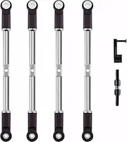 Mesimsple Bold Version Kraton 6S Toe Links Linkage & Servo Horn for Arrma 1/8 Outcast Notorious Turnbuckles 1/7 Fireteam Bigrock 6s Camber Links Tie Rods Upgrades Part