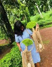 Handcrafted Jute Wall Hanging Decor Boho Macrame Tree of Life Natural Fiber Art