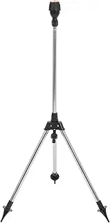 ibasenice 1 Set Tripod Sprinkler with Metal Base Rotating Lawn Sprinkler for Large Area Irrigation Height Heavy Duty Design for Garden and Watering