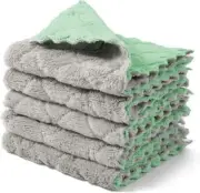 Cleaning Cloths Kitchen Towels Microfiber Washcloths Lint Free Dish Cloth