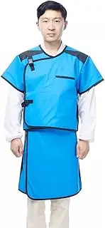 [KJIASDFE] X-ray protective Lead Clothes set，0.5 mmpb lightweight lead vest and lead apron，Unisex Dental X-Ray Shield Lead Clothing