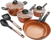 Gibson Home Eco-Friendly Hummington with Induction Base Forged Aluminum Non-S...
