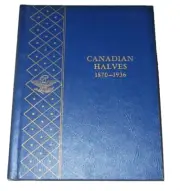 Whitman Canadian Halves 1870-1936 Album Book 9508 ( NEW old stock scarce)