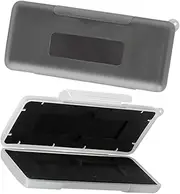 SECFOU 2X Hard Drive Storage Box Shockproof Padding Easy Open Close Plastic Case for 2