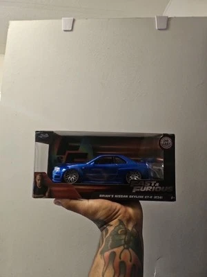 Jada Toys Fast & Furious Brian's Nissan Skyline GT-R (R34) 1:24 Scale Model Car