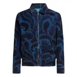 [Etro] Etro Paisley-print Zip-up Jacket XL BLUE
